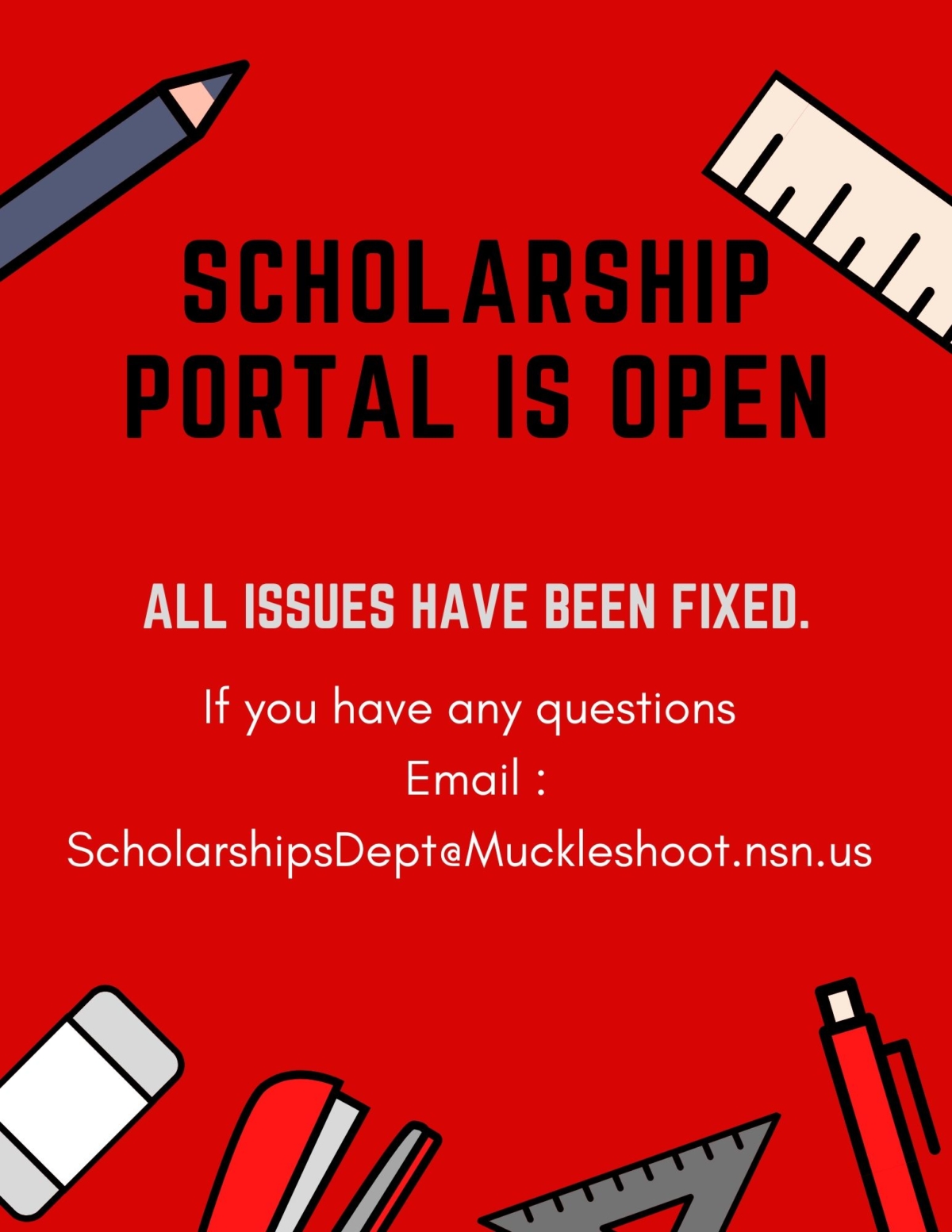 The scholarship portal is back open! – Muckleshoot Adult & Higher Education
